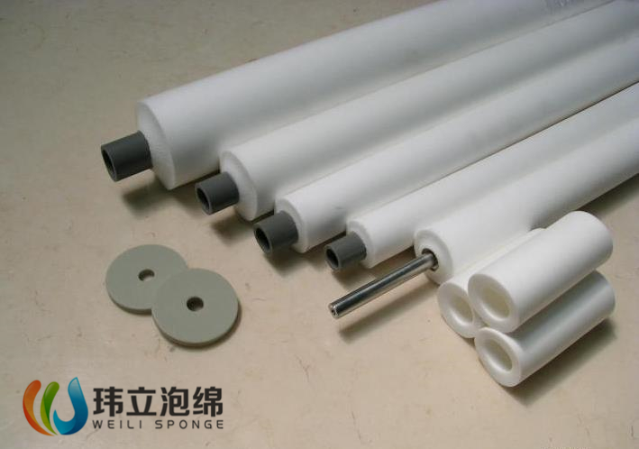 東莞瑋立供應(yīng)PU吸水海綿管PVA吸水海綿輥