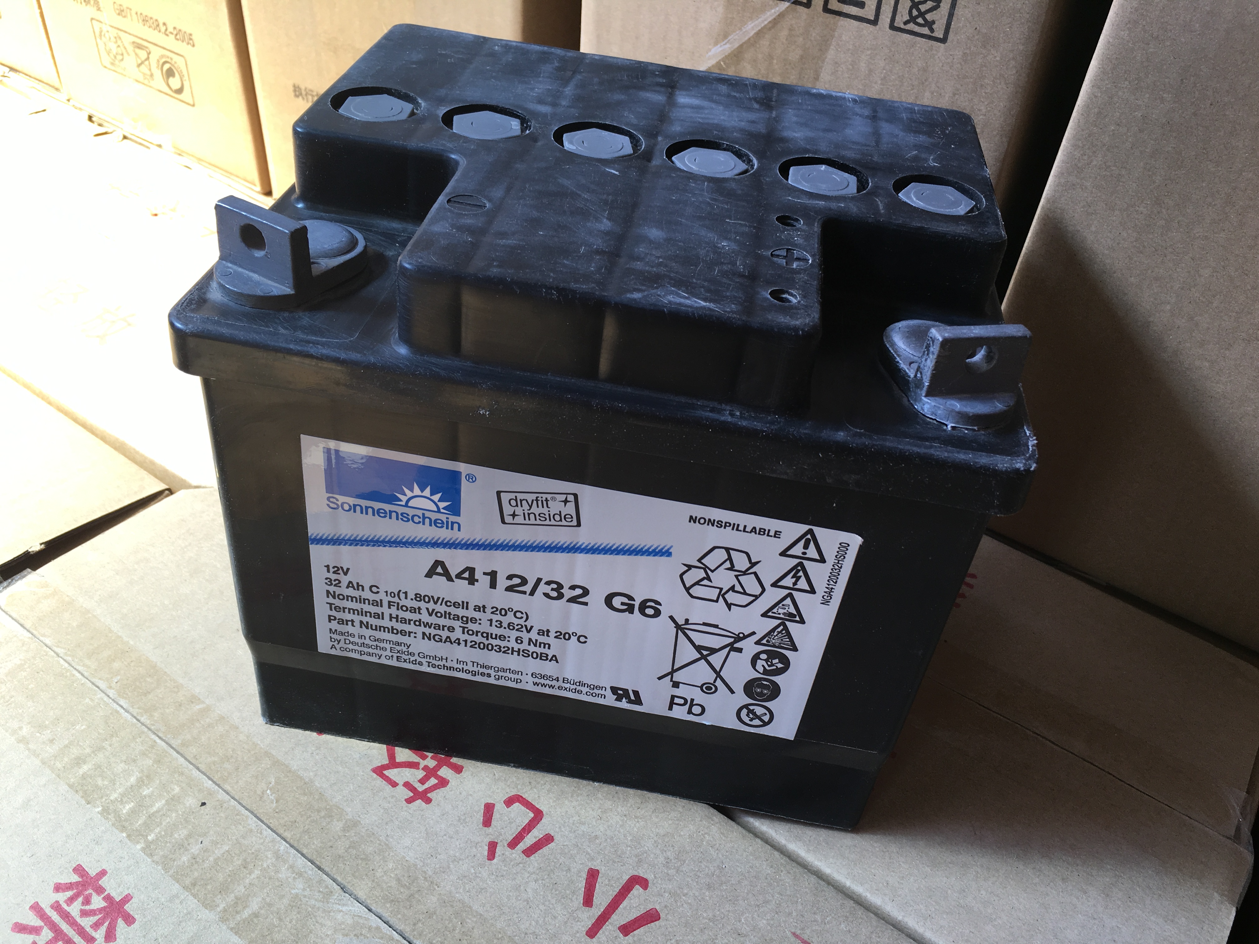德國陽光蓄電池A412/20G5原廠原裝