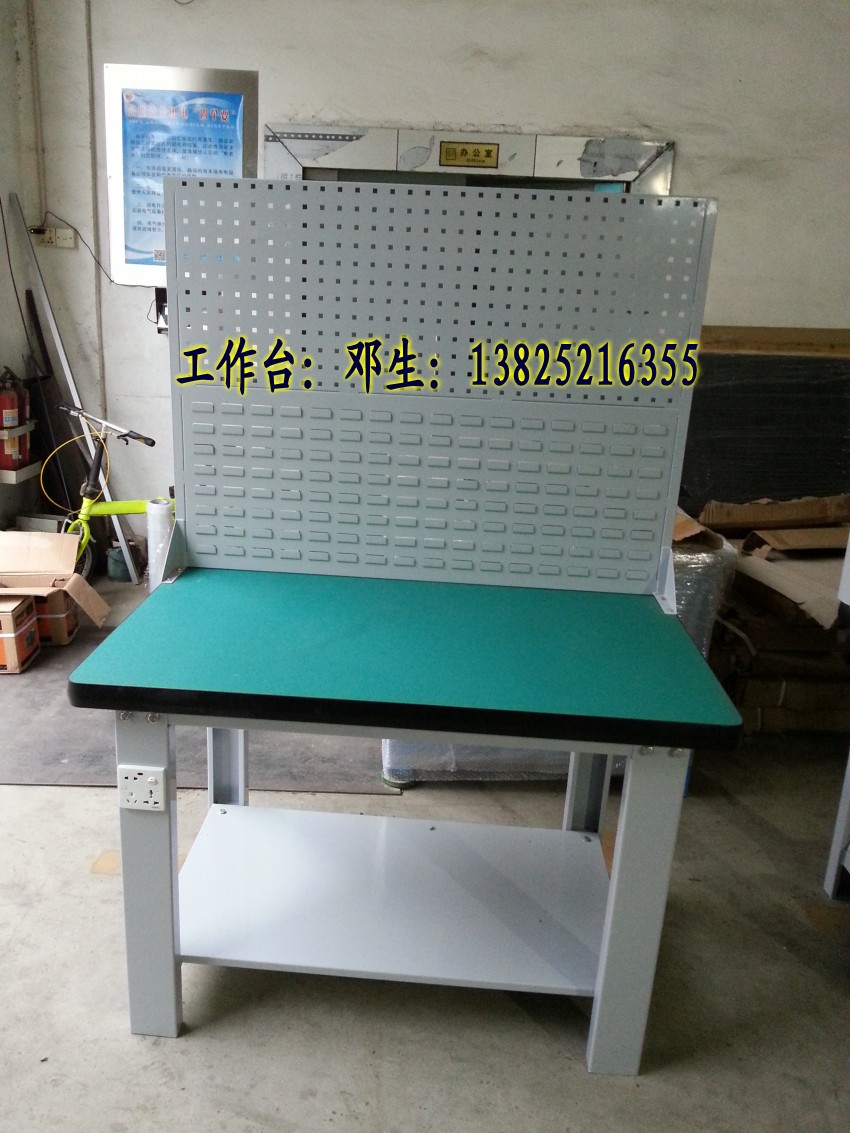 專業(yè)生產(chǎn)工廠工作桌，裝配工作桌，單面流水線帶燈架工作臺