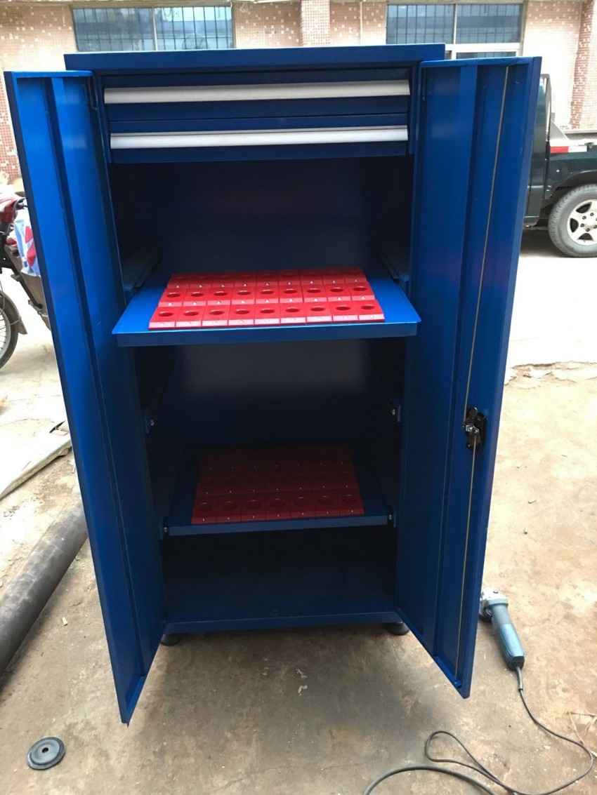 供應(yīng)雙開門刀具柜 內(nèi)帶抽屜式刀具柜 虎門刀具柜