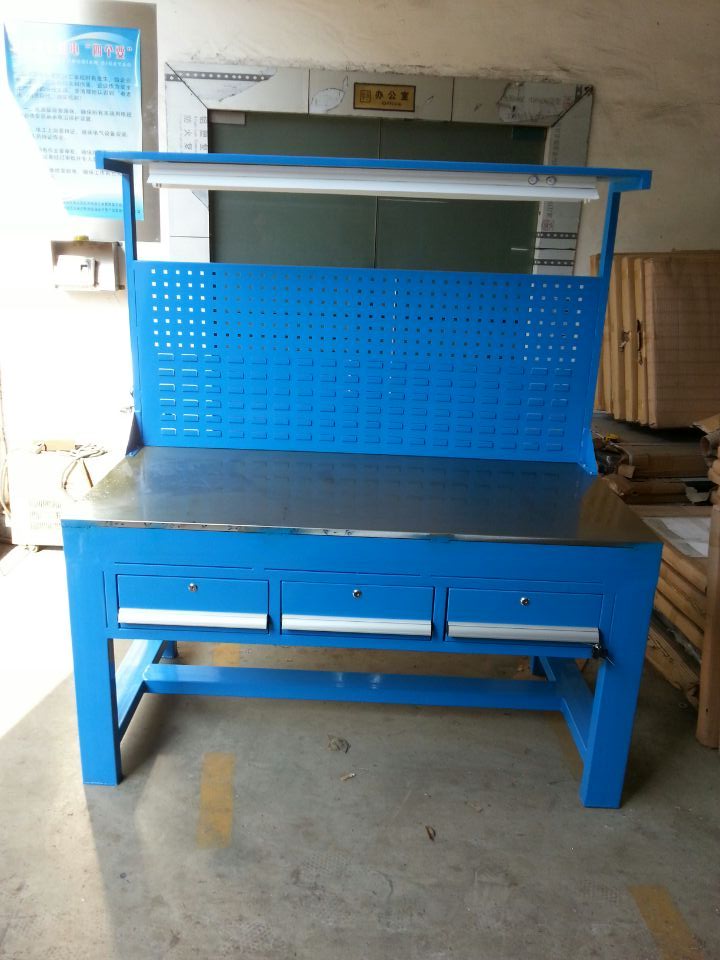 直銷重型鉗工臺，模具維修臺，不銹鋼臺面鉗工臺