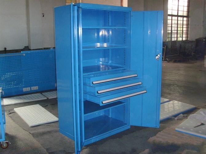 定制重型工具柜廠家 雙開門帶抽屜鐵皮工具柜 不銹鋼工具柜