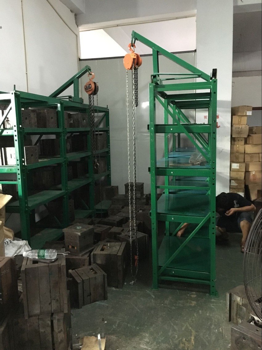 廠家直銷帶天車葫蘆模具架 三格四層 五層模具架 工廠倉(cāng)庫(kù)模具庫(kù)存架