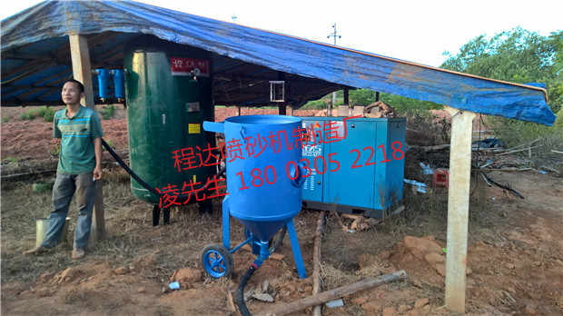 H鋼結(jié)構(gòu)除油漆銹斑噴砂機