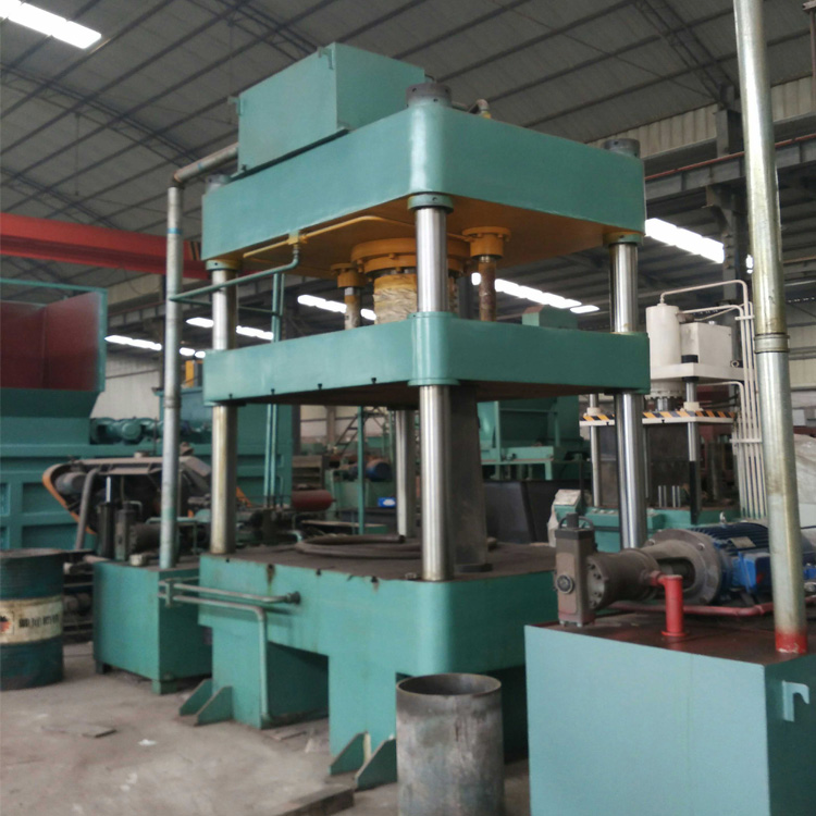 全自動(dòng)鐵屑成型液壓機(jī) 兩梁四柱壓力機(jī) 茶葉壓餅機(jī)
