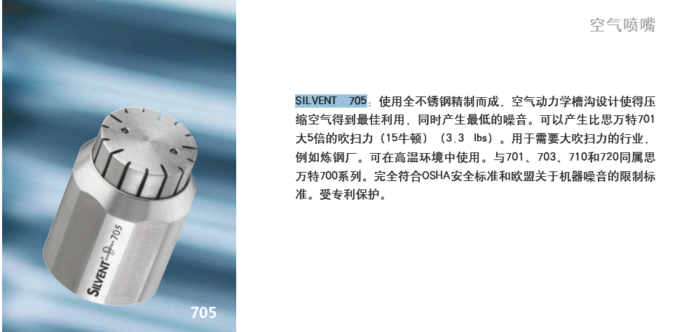 SILVENT 705，思萬特原裝噴嘴