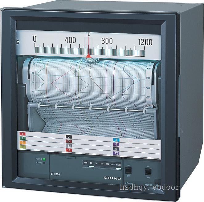 CHINO千野EH3125-000_12點記錄儀_打印紙寬180mm