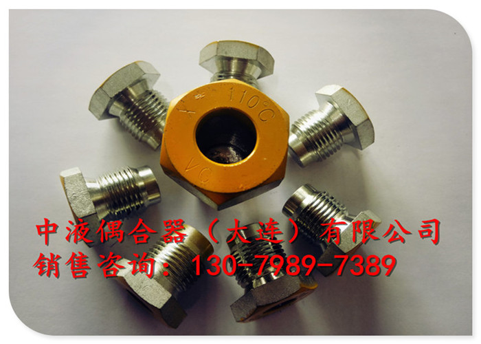 通遼電廠給水泵液力偶合器配件易熔塞M20*1.5