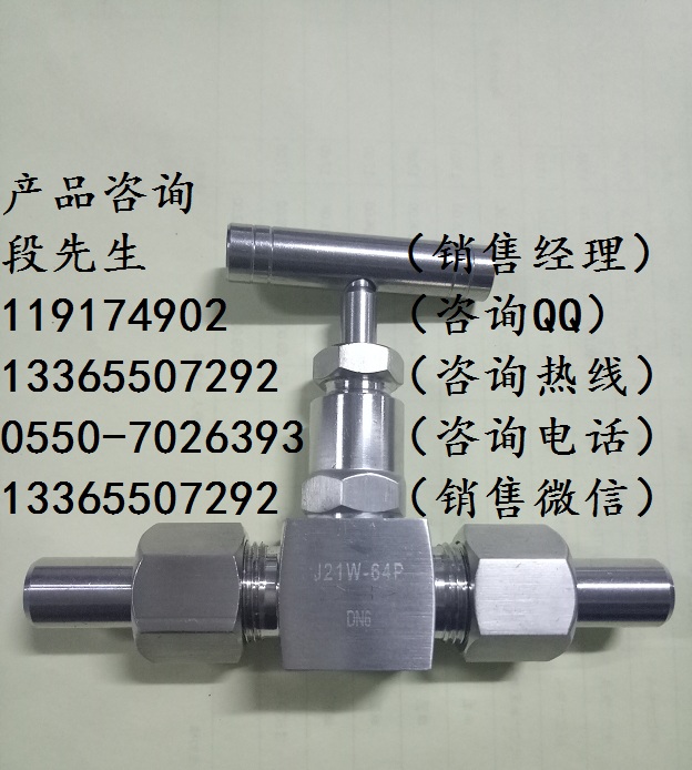 西藏J21W針型截止閥