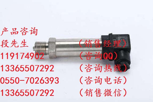 云南赫斯曼接頭壓力變送器