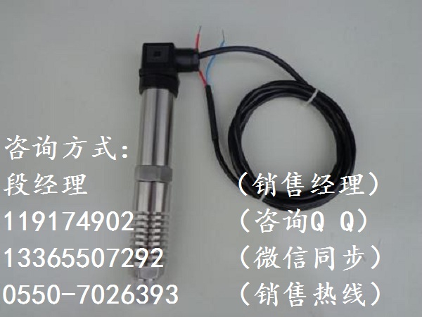 天津赫斯曼接頭壓力變送器