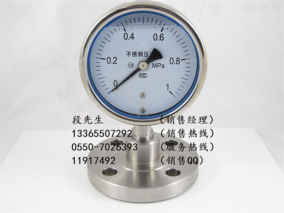 Y-60B壓力表0-10MPa價(jià)格