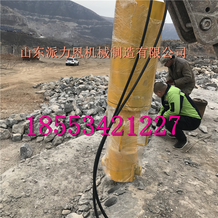 浙江杭州石材荒料開采專用大型劈裂機(jī) 派力恩效率高