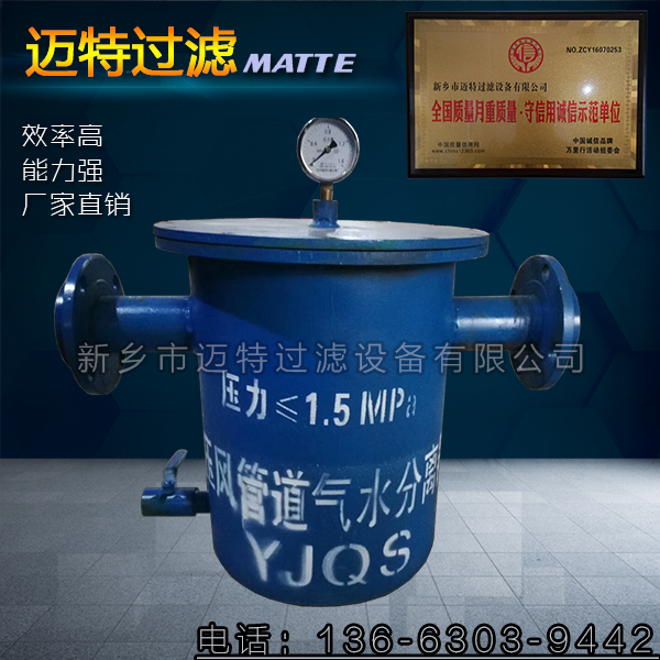 管道氣體汽水分離器/氣水分離器
