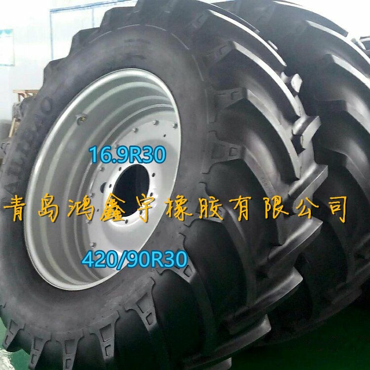 漯河各種型號(hào)農(nóng)用開溝機(jī)輪胎460/85R42人字紋輪胎批發(fā)農(nóng)用車輛輪胎正品三包