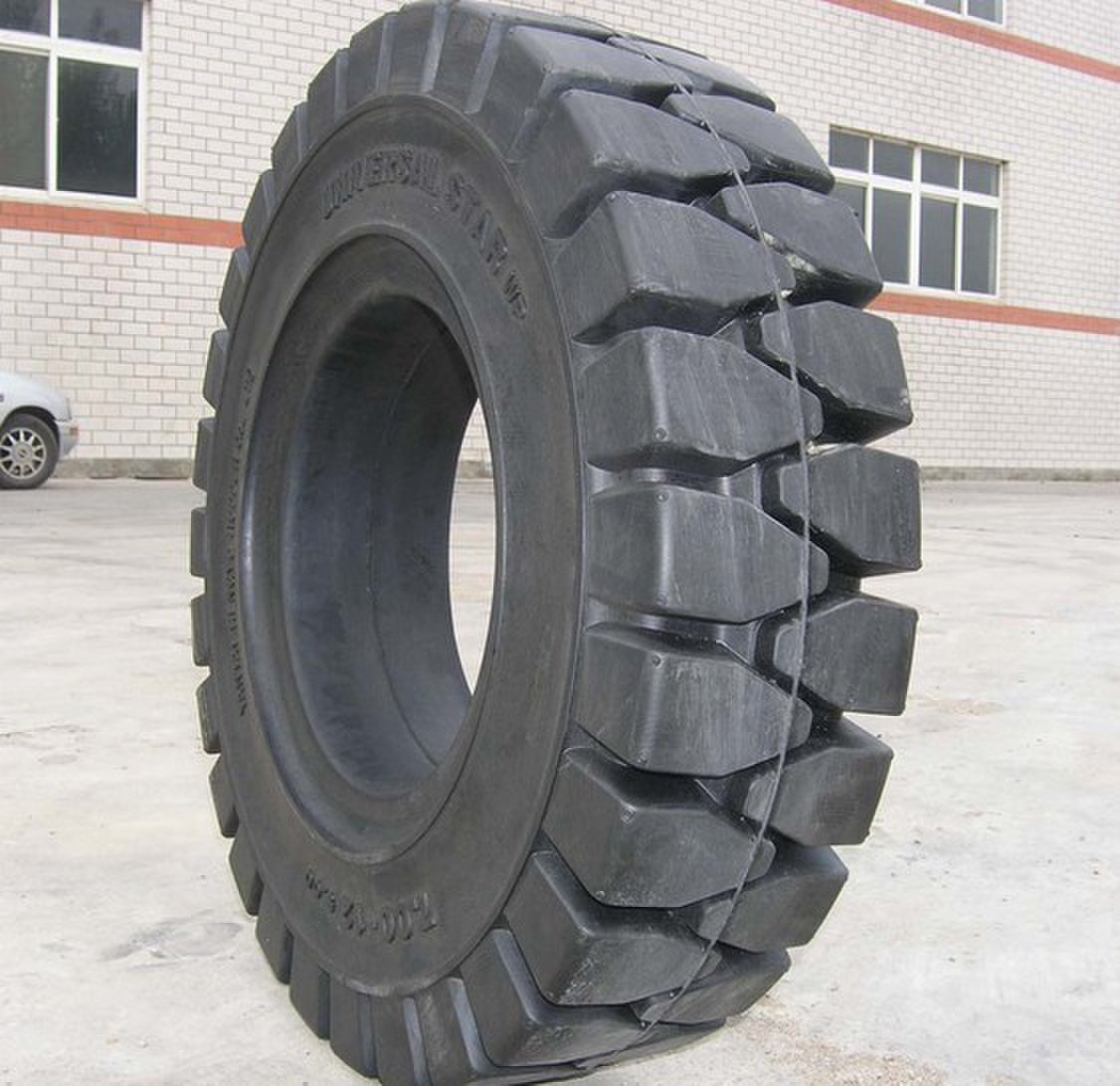 批發(fā)物流叉子車輪胎815-12實心輪胎廠家出售型號齊全