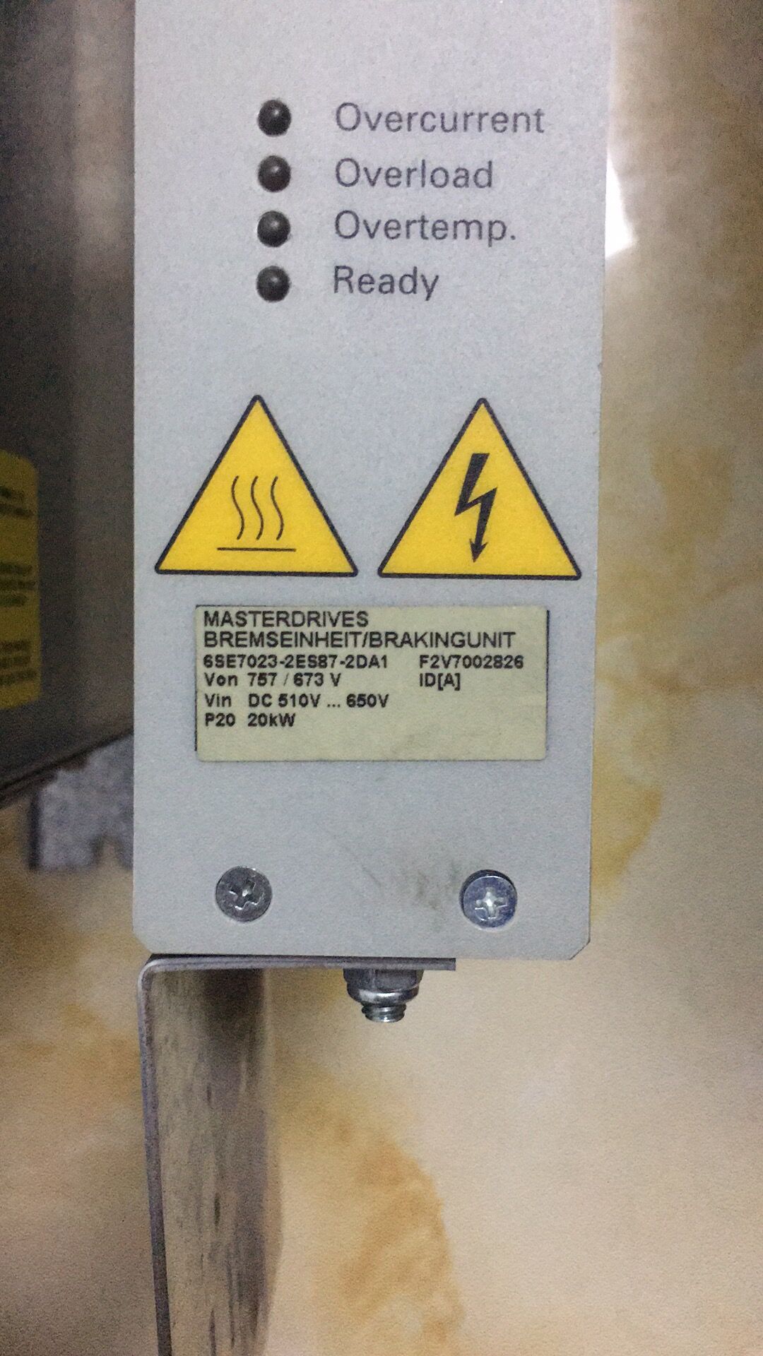 西門子制動單元6SE7023-2ES87-2DA1