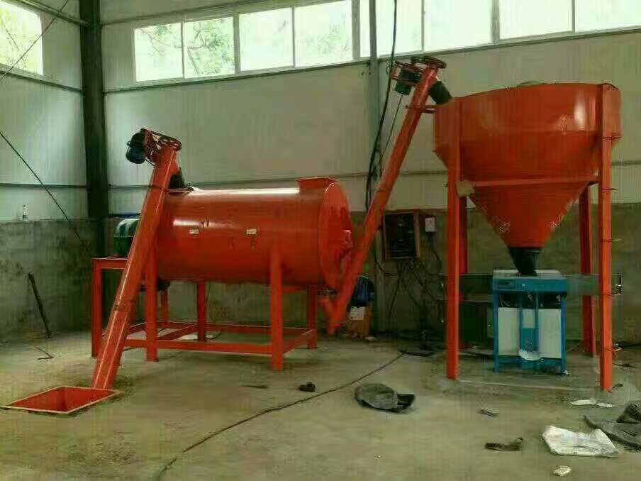 吉林省遼源【三層螺帶】干粉攪拌機(jī)雙螺旋上料
