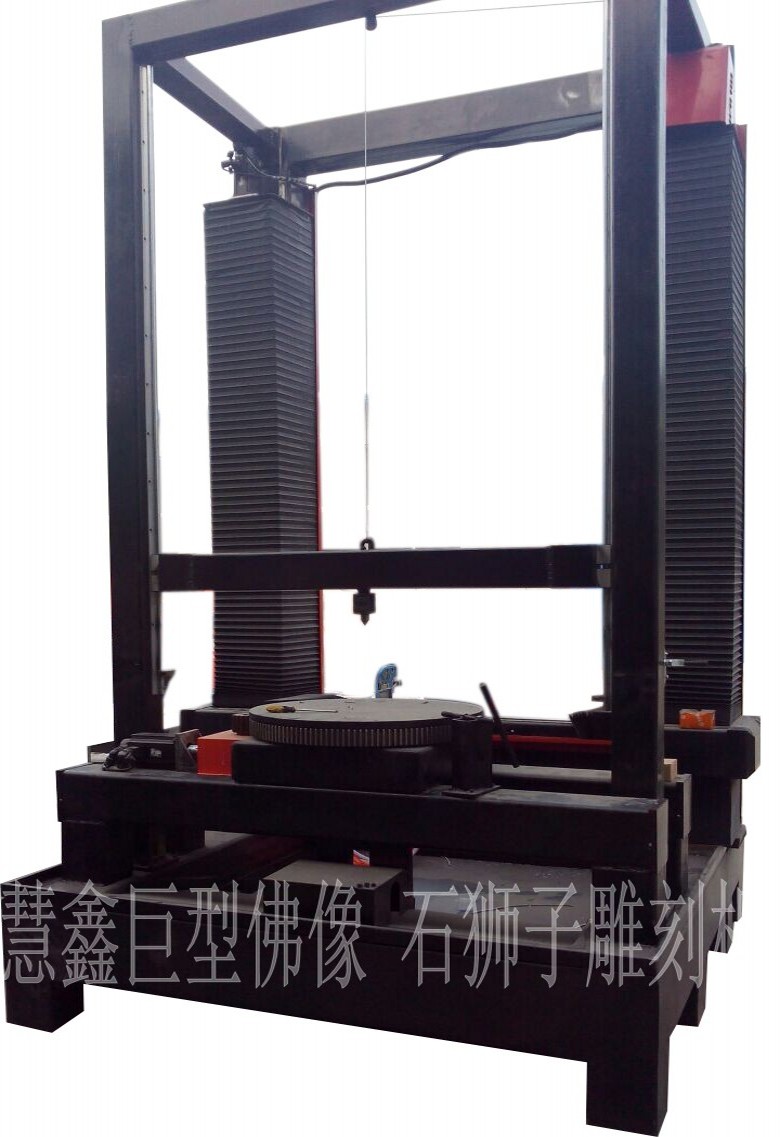 大型石材雕刻機(jī)1420 佛像石獅子石柱加高泡沫模具立體浮雕