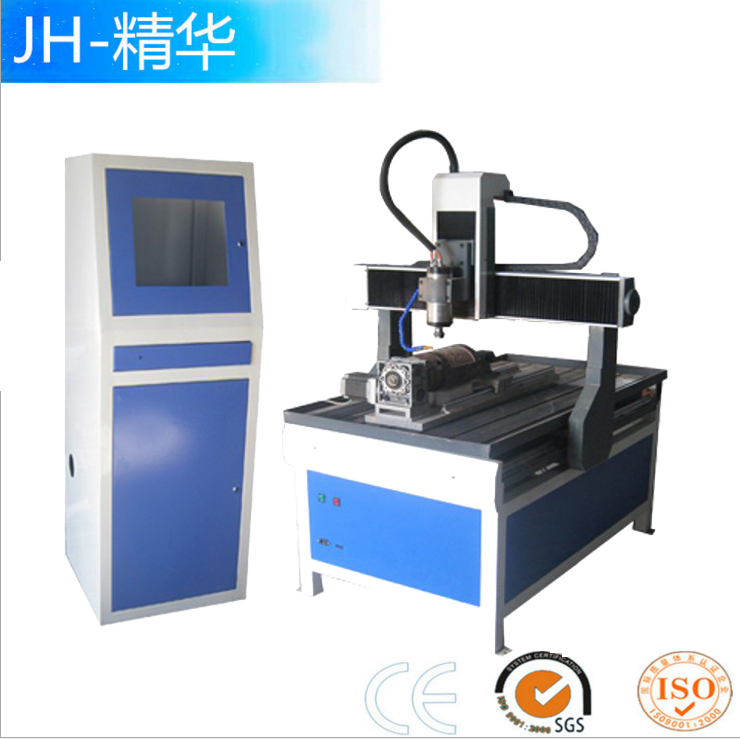 帶旋轉(zhuǎn)軸6090小型立體雕刻機(jī) 玉器文玩紅木立體柱體浮雕 雕刻機(jī)廠家直銷