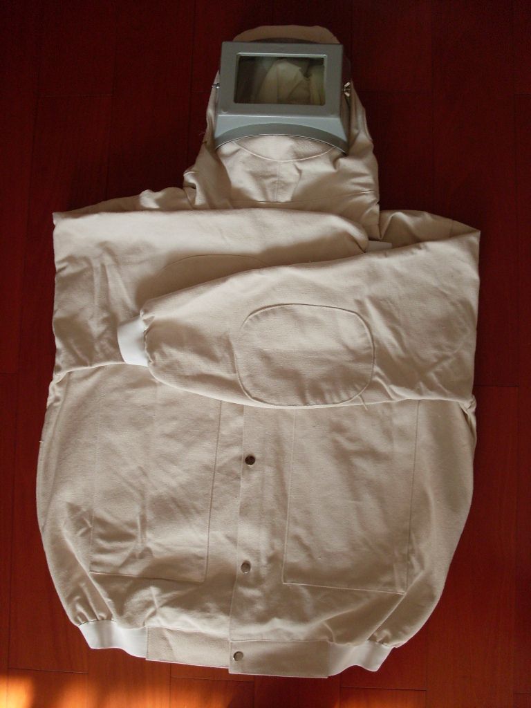 蘇州平面玻璃帆布噴砂防護(hù)服 加厚耐磨帆布噴砂服