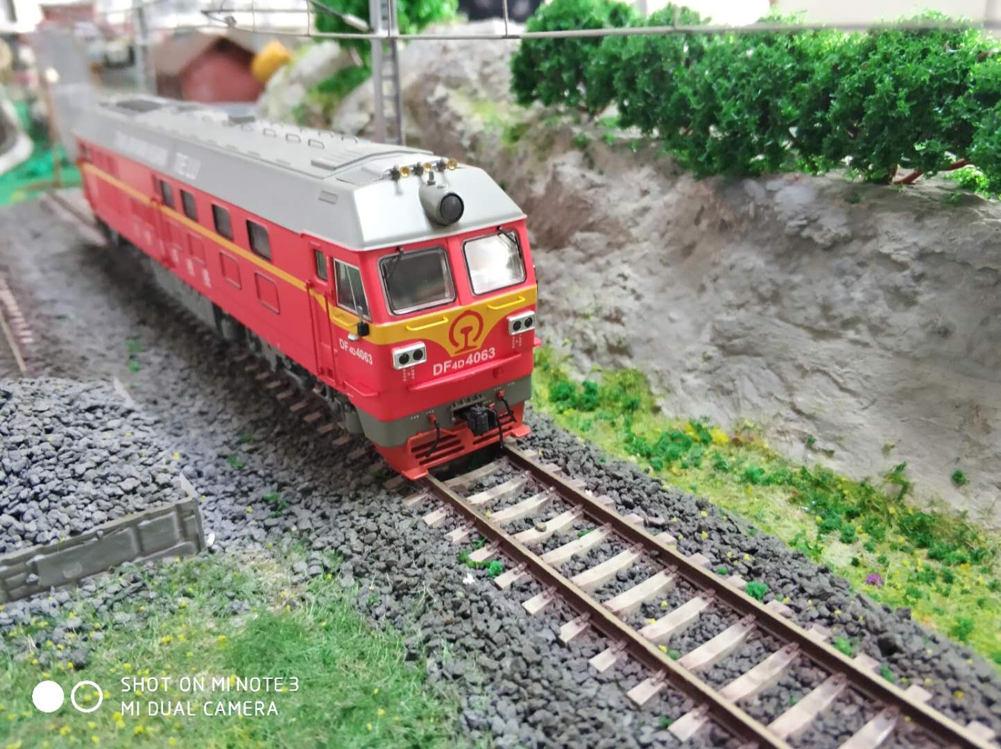 火車模型 MTC DF4D內(nèi)燃機車#4063 天津南環(huán)鐵路