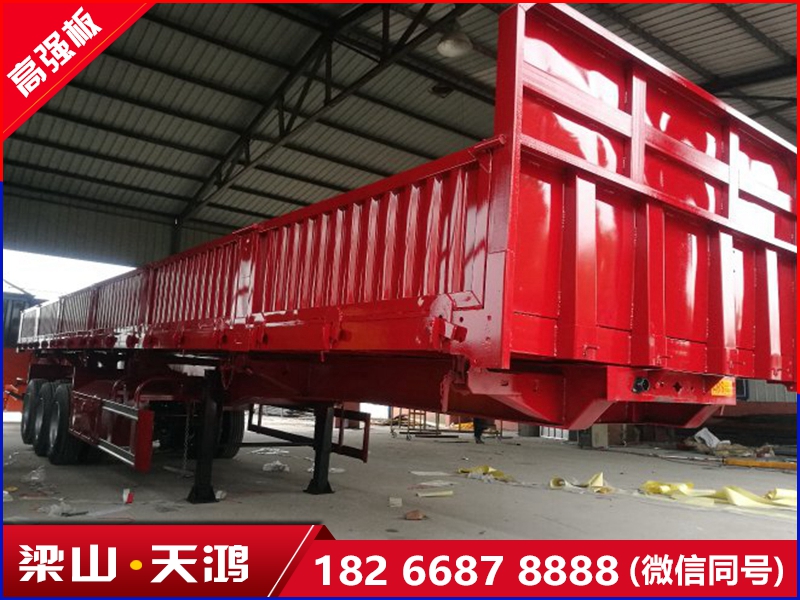 50噸集裝箱式側(cè)翻半掛自卸車圖片