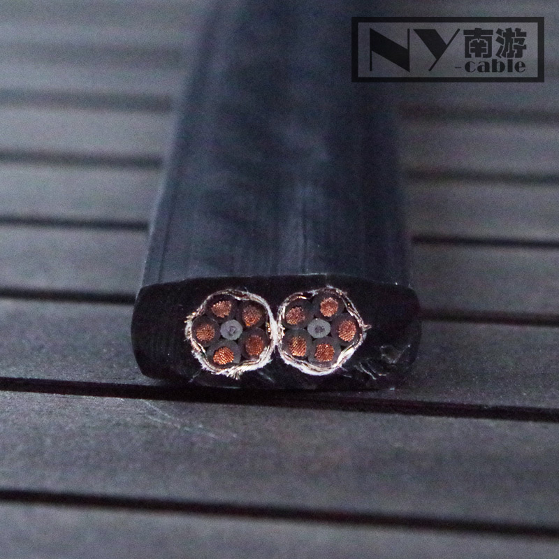 耐彎折行車(chē)扁電纜 吊線滑車(chē)扁電纜 傾斜式貨架行車(chē)扁電纜