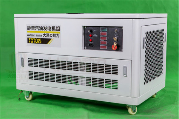 15kw靜音汽油發(fā)電機三相自啟動