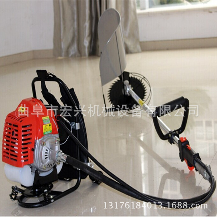 宏興手推式剪草機(jī) 園林草坪小型鋤剪打草頭 割灌機(jī) 四沖程汽油割草機(jī)