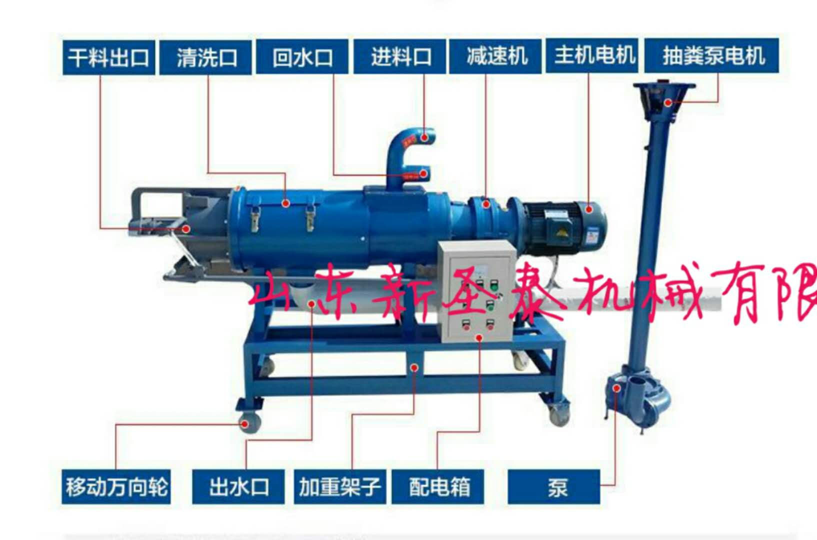 固液分離方法  牛糞固液分離機(jī)廠家