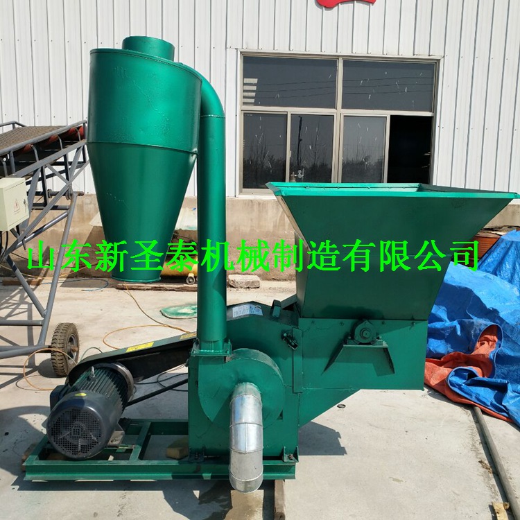 新型飼料粉碎機 長治自動進料秸稈飼料粉碎機價格