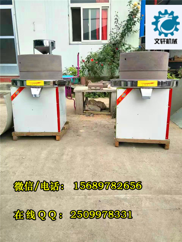 薏米面粉電動(dòng)石磨圖片  小麥粉石磨機(jī)價(jià)格_
