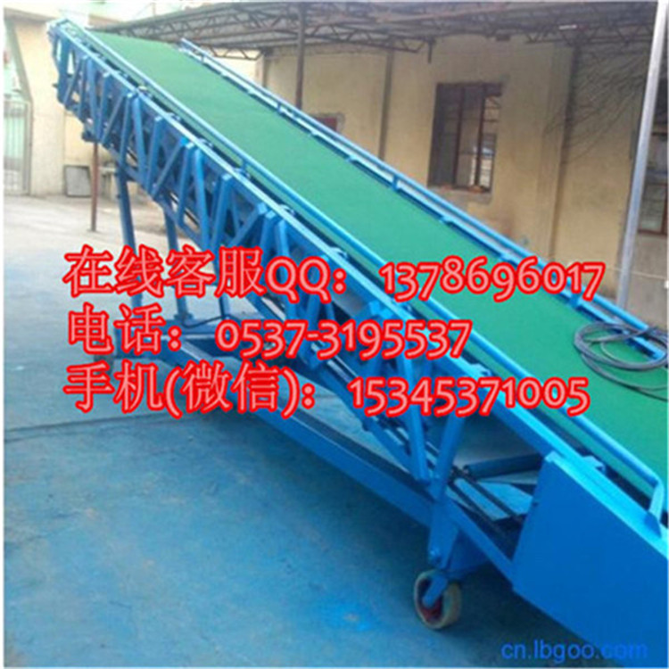 升降式圓管四滾筒皮帶機定制 爬坡帶式散料傳送機