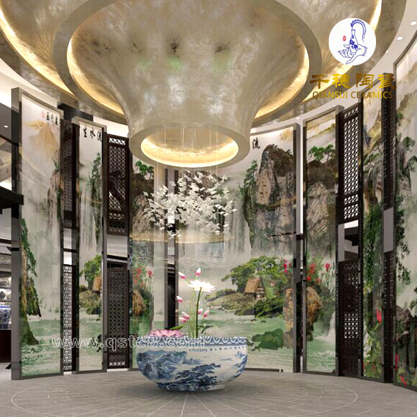 景德鎮(zhèn)玄關(guān)瓷板畫 玄關(guān)瓷板畫品牌