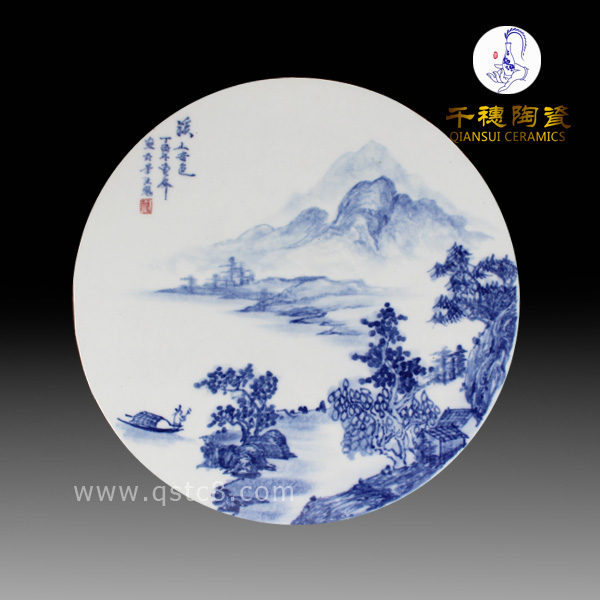 景德鎮(zhèn)青花瓷片 大量青花瓷片定做