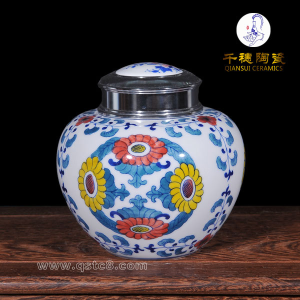 手繪青花瓷罐價錢 質量 圖片 手繪青花瓷罐景德鎮(zhèn)廠家