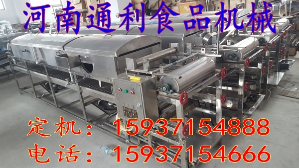 武漢圓形涼皮機，武漢面皮機生產(chǎn)線（河南通利機械）涼