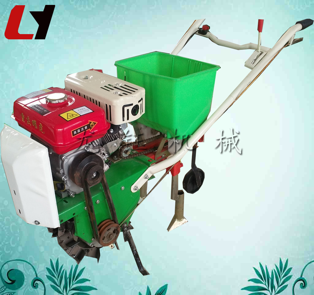 汽油播種機(jī)動態(tài)，小型花生、玉米、小麥播種機(jī)