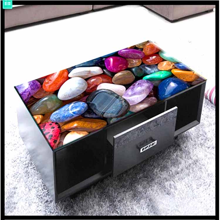 餐桌水晶桌面UV萬能打印機(jī) 桌面uv打印機(jī) 茶幾玻璃臺面印花機(jī)廠家