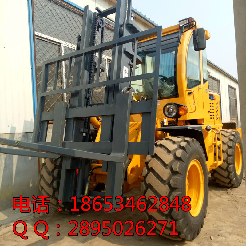 青島越野叉車泥地用叉車價(jià)格