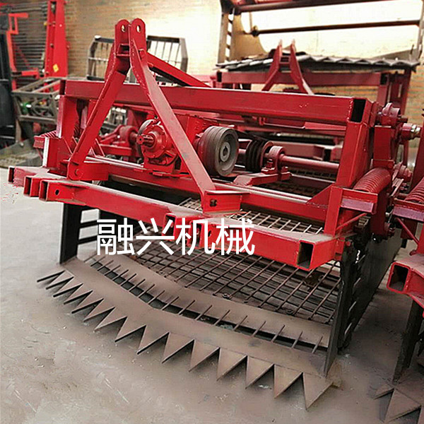 甘肅根莖類黃芪藥材收獲挖掘機