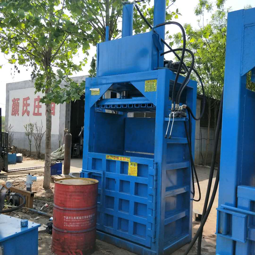 山西10噸廢紙液壓打包機雙杠廢紙液壓打包機