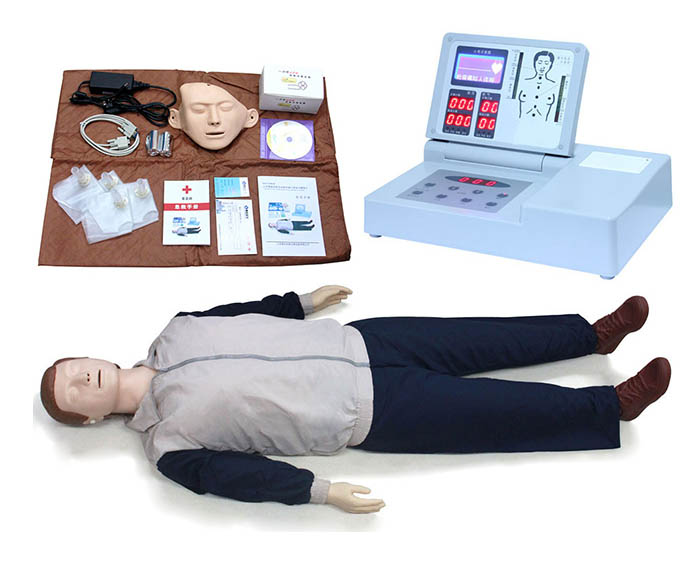 心肺復蘇模擬人 院前急救人體模型 人工呼吸假人 醫(yī)學用cpr橡皮人