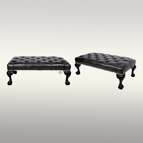 歐式實木小圓凳子復(fù)古腳凳 圓形真皮凳歐式茶幾凳矮凳 客廳沙發(fā)凳