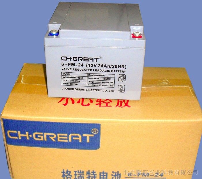 格瑞特蓄電池6-FM-24 12V24AH嘉興