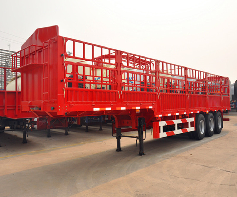 常年出售輕型倉欄半掛車，倉柵式運輸半掛車