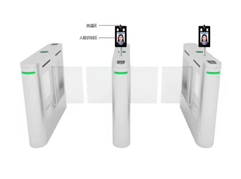 武漢工地小區(qū)人臉識別門禁人行通道閘