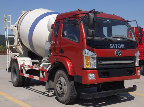 最新紅GJBHMVG306型混凝土攪拌運(yùn)輸車