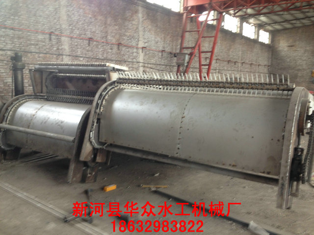 HG渠寬2米碳鋼回轉(zhuǎn)清污機(jī)柵隙5cm廠家